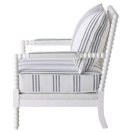Blanchett White Accent Chair - Ornate Home