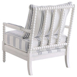 Blanchett White Accent Chair - Ornate Home