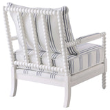 Blanchett White Accent Chair - Ornate Home