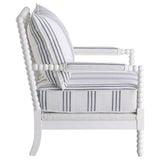Blanchett White Accent Chair - Ornate Home