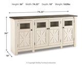 Bolanburg 74" TV Stand - Ornate Home