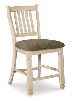 Bolanburg Antique White Bar Stool (Set of 2) - Ornate Home