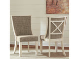 Bolanburg Antiqued White Dining Chair (Set of 2) - Ornate Home