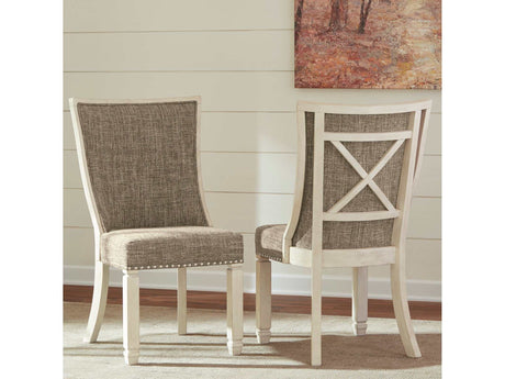 Bolanburg Antiqued White Dining Chair (Set of 2) - Ornate Home