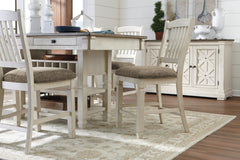 Bolanburg Counter Height Dining Table w/ Wine Rack - Ornate Home