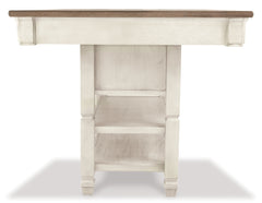 Bolanburg Counter Height Dining Table w/ Wine Rack - Ornate Home
