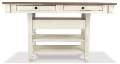 Bolanburg Counter Height Dining Table w/ Wine Rack - Ornate Home