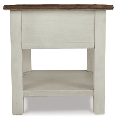 Bolanburg Oak & White End Table - Ornate Home