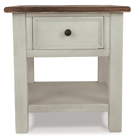 Bolanburg Oak & White End Table - Ornate Home