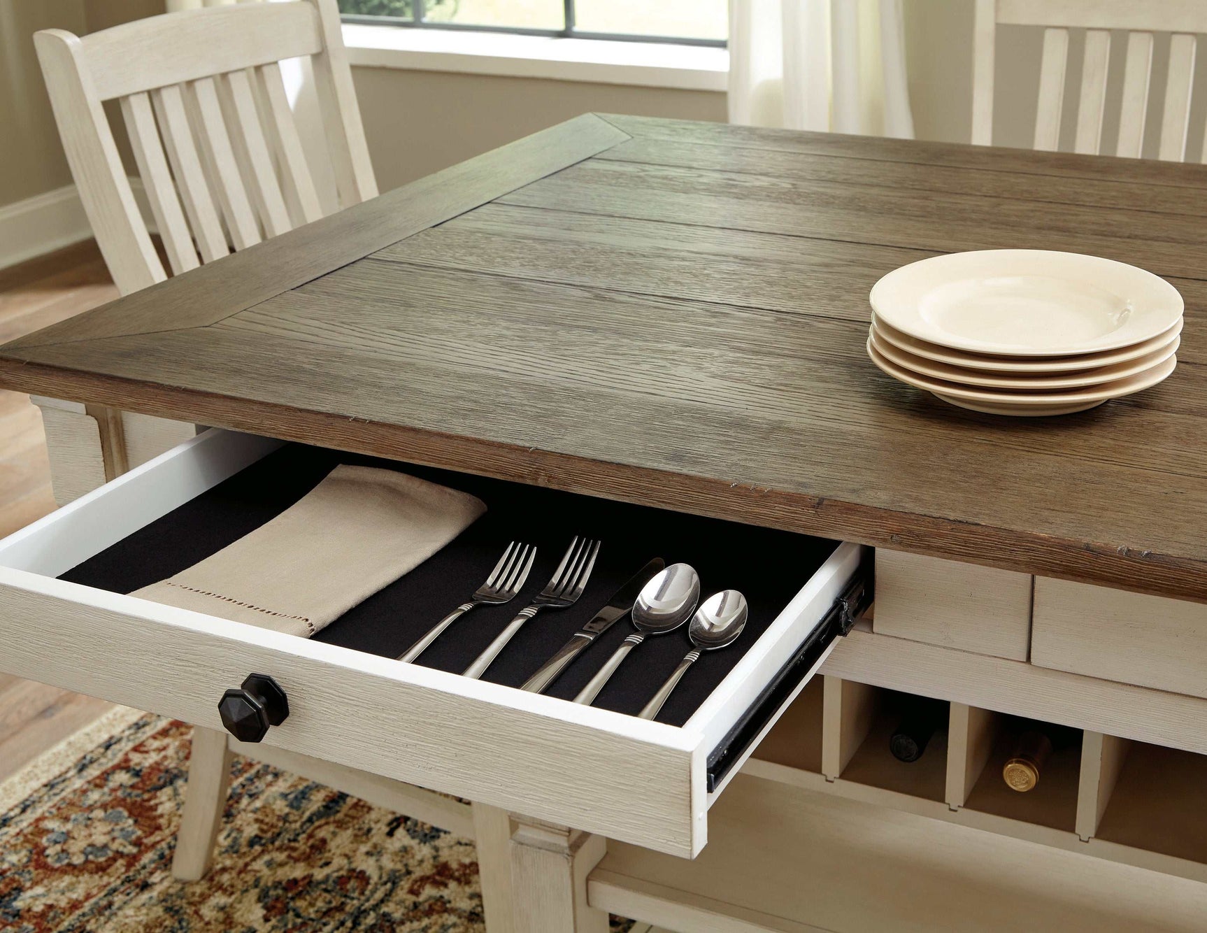 Bolanburg Two-Tone Counter Height Dining Room Set / 7pc - Ornate Home