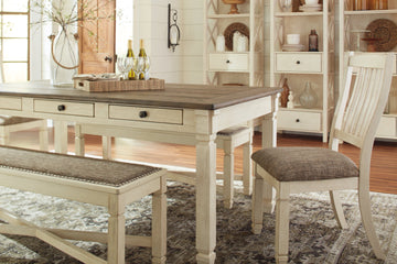 Bolanburg Twotone Rectangular Dining Table - Ornate Home