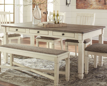 Bolanburg Twotone Rectangular Dining Table - Ornate Home