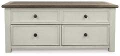 Bolanburg White & Oak Lift Top Coffee Table - Ornate Home