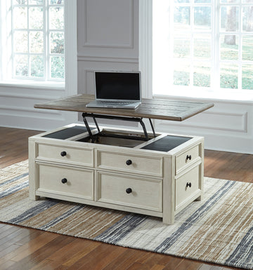 Bolanburg White & Oak Lift Top Coffee Table - Ornate Home