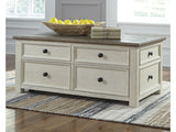 Bolanburg White & Oak Lift Top Coffee Table - Ornate Home