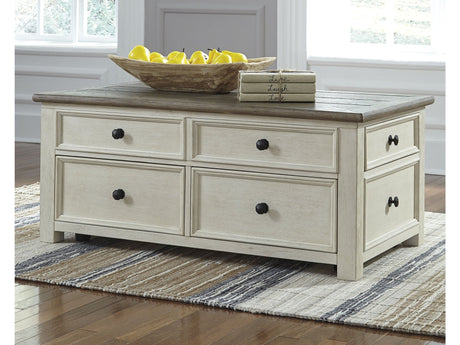 Bolanburg White & Oak Lift Top Coffee Table - Ornate Home