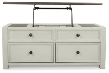 Bolanburg White & Oak Lift Top Coffee Table - Ornate Home
