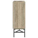 Bonilla Antique Pine Accent Cabinet - Ornate Home