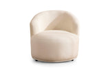 Bonita Ivory Boucle Accent Chair - Ornate Home