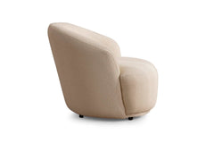 Bonita Ivory Boucle Accent Chair - Ornate Home