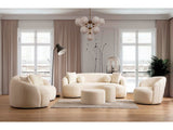 Bonita Ivory Boucle Sofa & Loveseat - Ornate Home