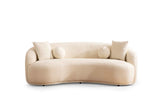 Bonita Ivory Boucle Sofa & Loveseat - Ornate Home