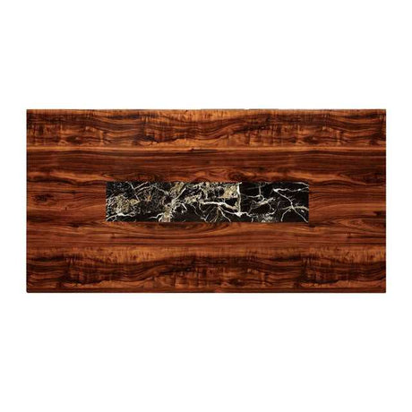 Bonneville Brown Cherry/Black Dining Table - Ornate Home