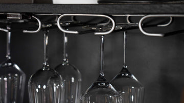 Borman Walnut / Black Bar Cabinet - Ornate Home