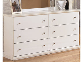 Bostwick Shoals White Six Drawer Dresser - Ornate Home