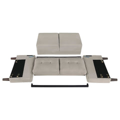 Bowen Beige Loveseat - Ornate Home
