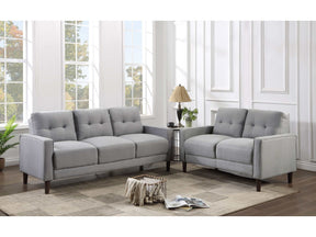 Bowen Grey 2 Pc Sofa Set - Ornate Home