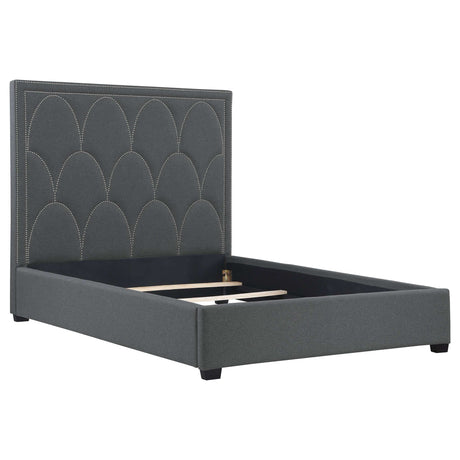 Bowfield Charcoal Eastern King Bed - Ornate Home