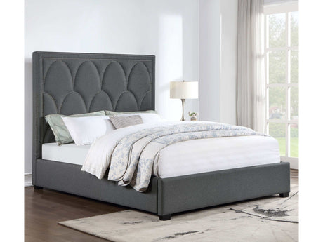 Bowfield Charcoal Eastern King Bed - Ornate Home