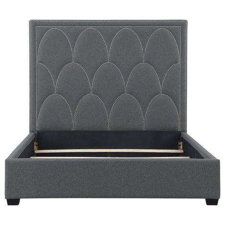 Bowfield Charcoal Eastern King Bed - Ornate Home
