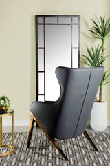 Bozarro Slate & Bronze Accent Chair - Ornate Home