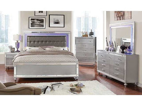 Brachium Silver California King Bed - Ornate Home