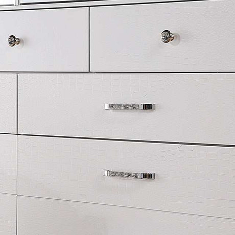 Brachium White Eastern King Bed - Ornate Home