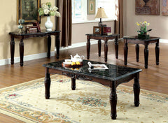 Brampton Espresso & Black Sofa Table - Ornate Home
