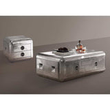 Brancaster Rectangular Aluminum Coffee Table - Ornate Home