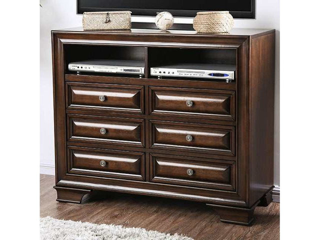 Brandt Brown Cherry Media Chest - Ornate Home