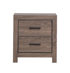 Brantford Barrel Oak 4pc Eastern King Storage Bedroom Set - Ornate Home