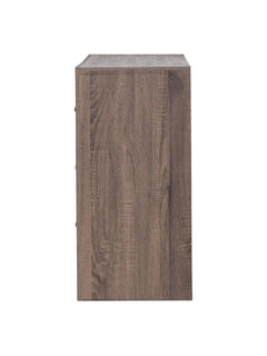 Brantford Barrel Oak 4pc Eastern King Storage Bedroom Set - Ornate Home