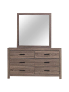 Brantford Barrel Oak 4pc Eastern King Storage Bedroom Set - Ornate Home