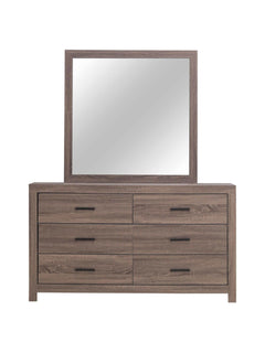Brantford Barrel Oak 4pc Queen Storage Bedroom Set - Ornate Home