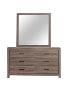Brantford Barrel Oak 5pc Eastern King Storage Bedroom Set - Ornate Home