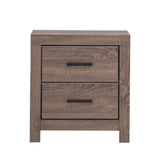 Brantford Barrel Oak 5pc Queen Storage Bedroom Set - Ornate Home