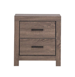 Brantford Barrel Oak 5pc Queen Storage Bedroom Set - Ornate Home