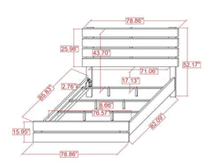 Brantford Barrel Oak Eastern King Panel Bed - Ornate Home
