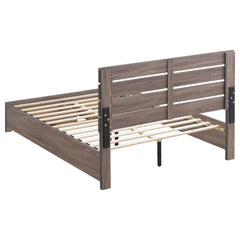 Brantford Barrel Oak Eastern King Storage Bed - Ornate Home