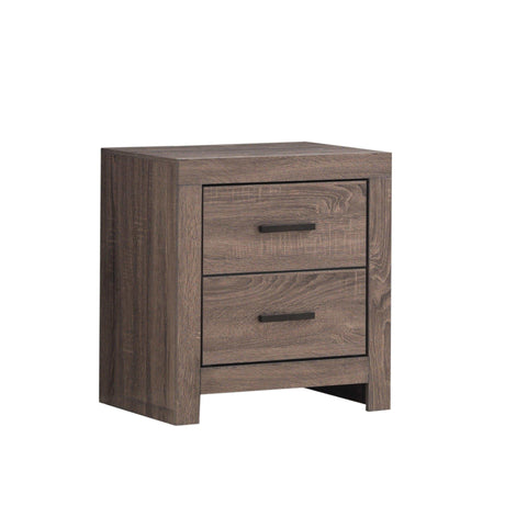 Brantford Barrel Oak Nightstand - Ornate Home